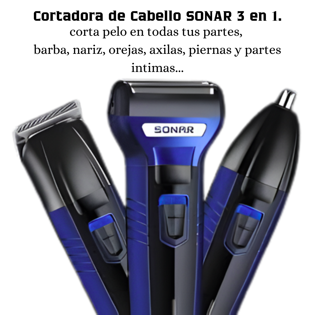 CORTADORA DE CABELLO PROFESIONAL, MULTIFUNCIÓN Y DE ALTA PRECISIÓN.